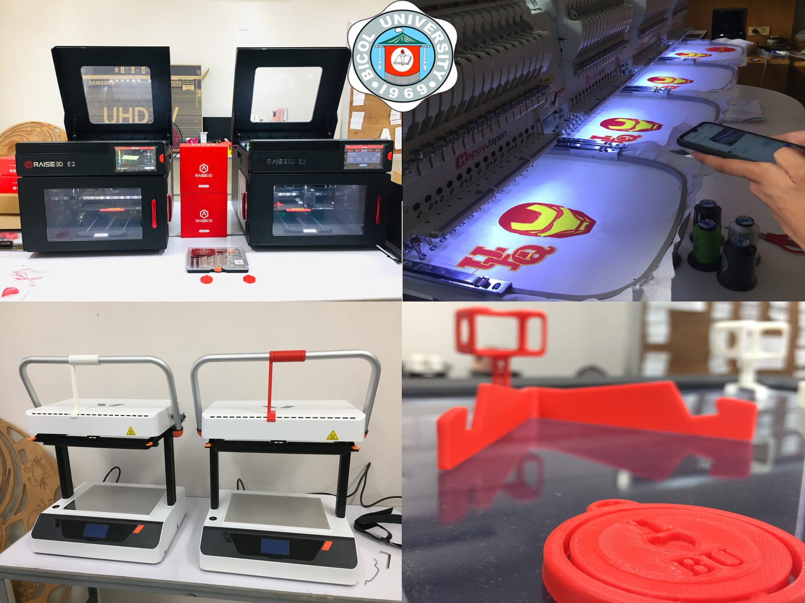 Bicol University - Atarashii machine installed on site