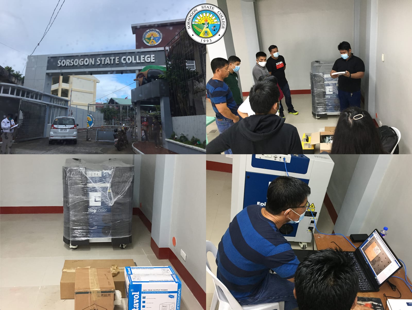 Sorsogon State College - Atarashii machine installed on site